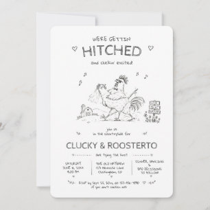 Funny Countryside Wedding Invitation