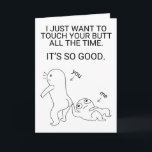 Funny Couple Anniversary Card For Her<br><div class="desc">Funny Couple Anniversary Card and Birthday Gift For Girlfriend and Wife.</div>