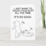 Funny Couple Anniversary Card For Her<br><div class="desc">Funny Couple Anniversary Card and Birthday Gift For Girlfriend and Wife.</div>