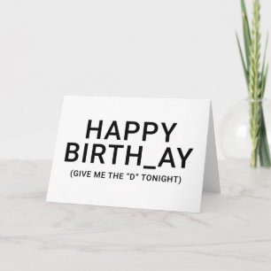 Funny Couple Birthday Gift For Boyfriend Card