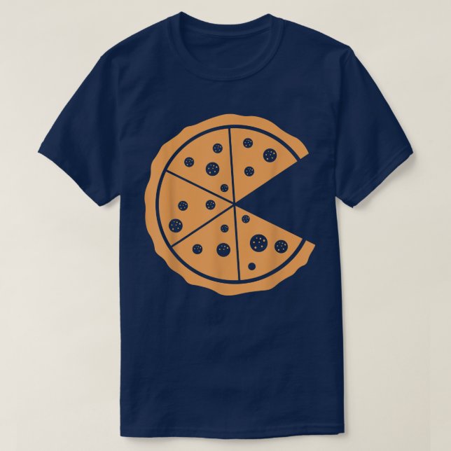 Funny Couple Matching Valentine's Day Pizza Lover  T-Shirt (Design Front)