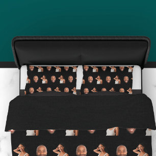 Funny Couple Personalised 2 Face Photo Pillowcase
