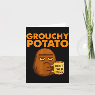 Funny Couple Sweet Tato &amp; Grouchy Tato  Card