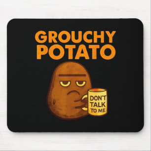 Funny Couple Sweet Tato &amp; Grouchy Tato  Mouse Mat