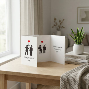 Funny Couples Card – Win an Argument Once a Year