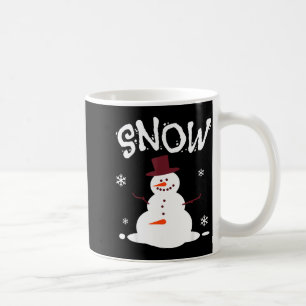 Funny Couples Christmas Party Snow Man Merry Xmas  Coffee Mug