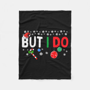 Funny Couples I Don't Do Matching Christmas Outfit Fleece Blanket
