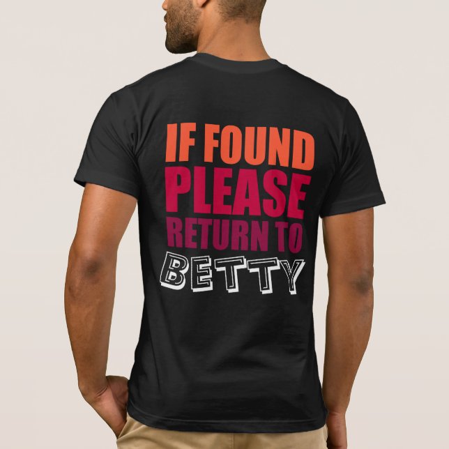 Funny Couples Shirts Personalised (Back)