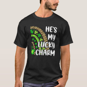 Funny Couples St Patricks Day He's My Lucky Charm T-Shirt