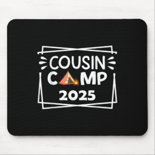 Funny Cousin Camp 2025 Camping Crew Family Vacatio Mouse Mat