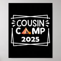 Funny Cousin Camp 2025 Camping Crew Family Vacatio