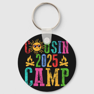 Funny Cousin Camp 2025 Camping Crew Summer Vacatio Key Ring
