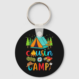 Funny Cousin Camp 2025 Family Vacation Summer Camp Key Ring