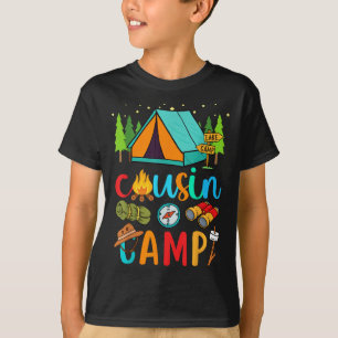 Funny Cousin Camp 2025 Family Vacation Summer Camp T-Shirt
