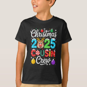 Funny Cousin Crew Christmas 2025 Christmas T-Shirt