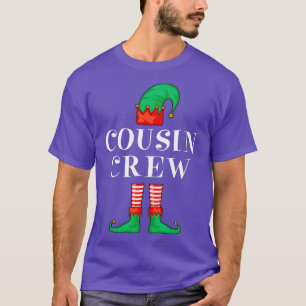 Funny Cousin Crew Elf Christmas Elf Cousin Men T-Shirt