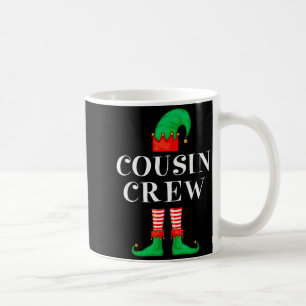 Funny Cousin Crew Elf Christmas Elf Cousin Sweater Coffee Mug