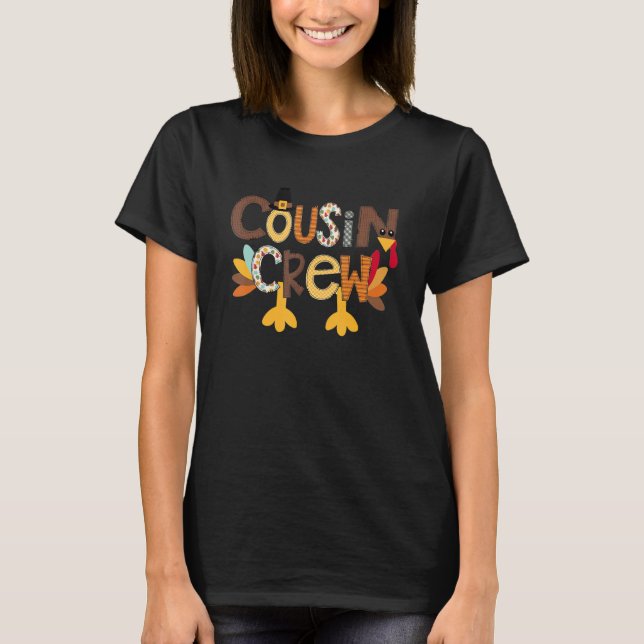 Funny Cousin Crew T-Shirt (Front)