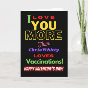 Funny Covid Text Happy Valentine's Day Card