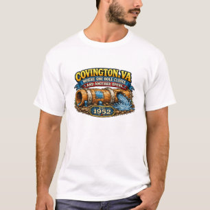 Funny Covington Water Pipe T Shirt