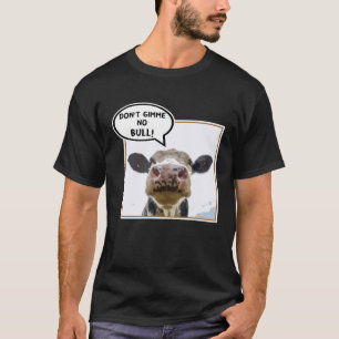 Funny Cow Artistic Animal, No Bull Pullover Hoodie