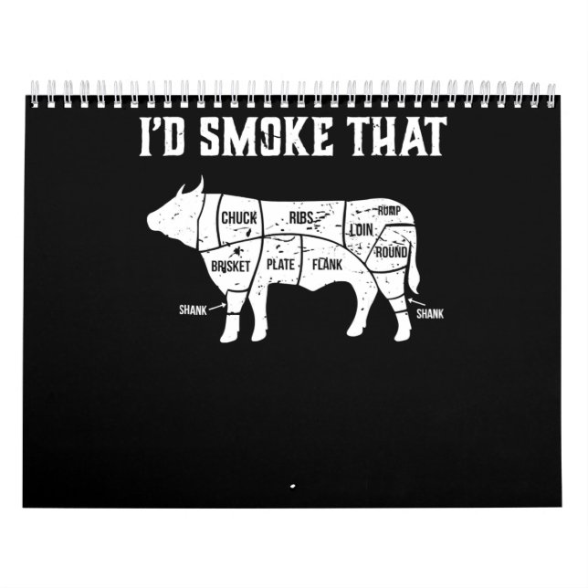 Funny Cow Bbq  Pit Master Gift Calendar (Cover)