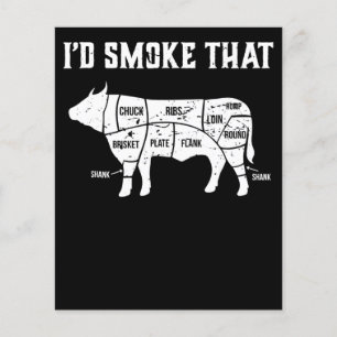 Funny Cow Bbq  Pit Master Gift Flyer