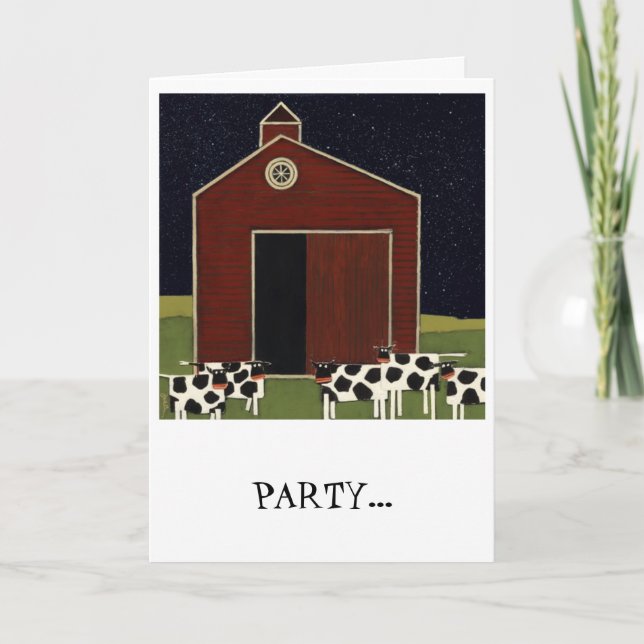 funny cow birthday card humourous (Front)