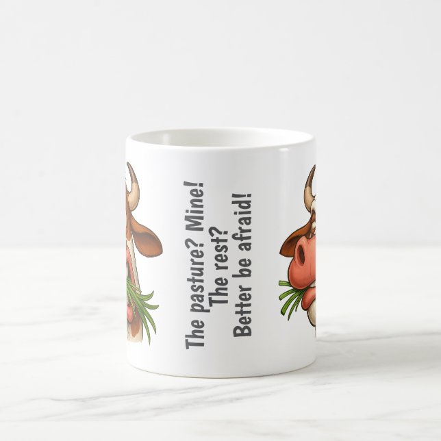 Funny cow coffee mug (Center)