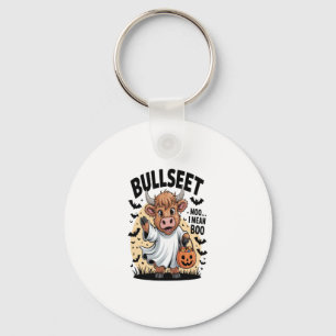 Funny Cow Halloween Key Ring