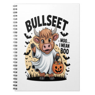 Funny Cow Halloween Notebook