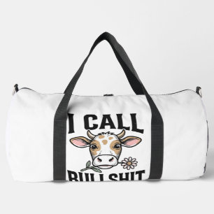 Funny Cow I Call Vintage Shirt Design_1 Duffle Bag