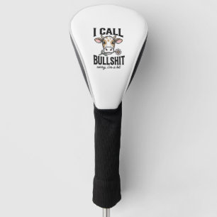Funny Cow I Call Vintage Shirt Design_1 Golf Head Cover