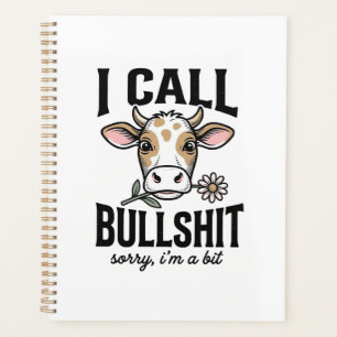 Funny Cow I Call Vintage Shirt Design_1 Planner