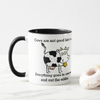 Funny Cow Joke In One Ear Out the Udder