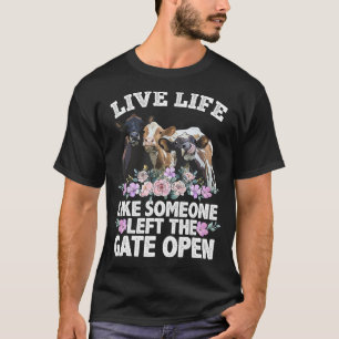 Funny Cow Lover Design For Men Women Heifer Cow Wh T-Shirt