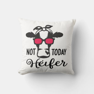 Funny Cow Lover Sassy Heifer Farm Farmer Cushion