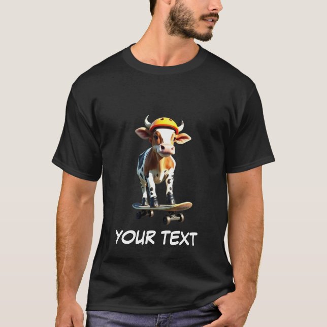 fUNNY COW MEME T-SHIRT (Front)