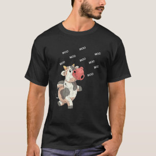 Funny Cow  Moo Farm Animal Farmer Farming Cow T-Shirt