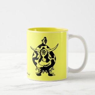 Funny cow mug design