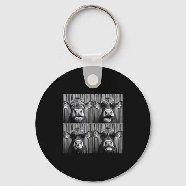 Funny Cow Sungles  Key Ring (Front)