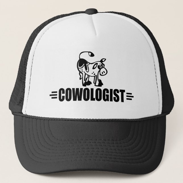Funny Cow Trucker Hat (Front)