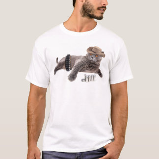 Funny cowboy cat T-Shirt