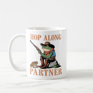 Funny Cowboy Frog and Toad Western Frog Lover Coffee Mug