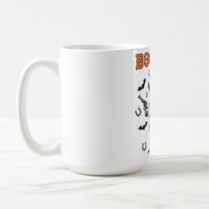 Funny Cowboy Ghost Halloween "Boo Yah" Design Coffee Mug