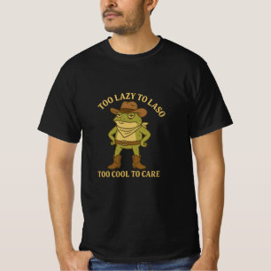  Funny Cowboy Raccoon T-Shirt – "All Hat No Hustle