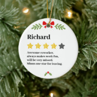 Funny Coworker Farewell Custom Name Review
