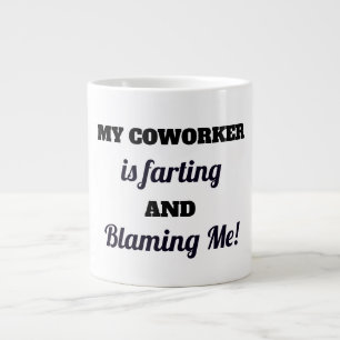 Funny Coworker Farting Coffee Mug