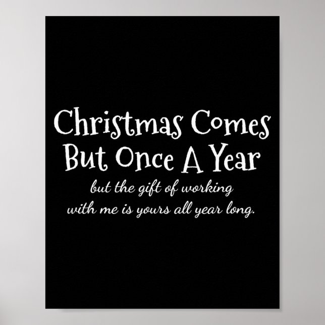 Funny Coworker Shirts And Uni-adults Blue Small Cl Poster (Front)