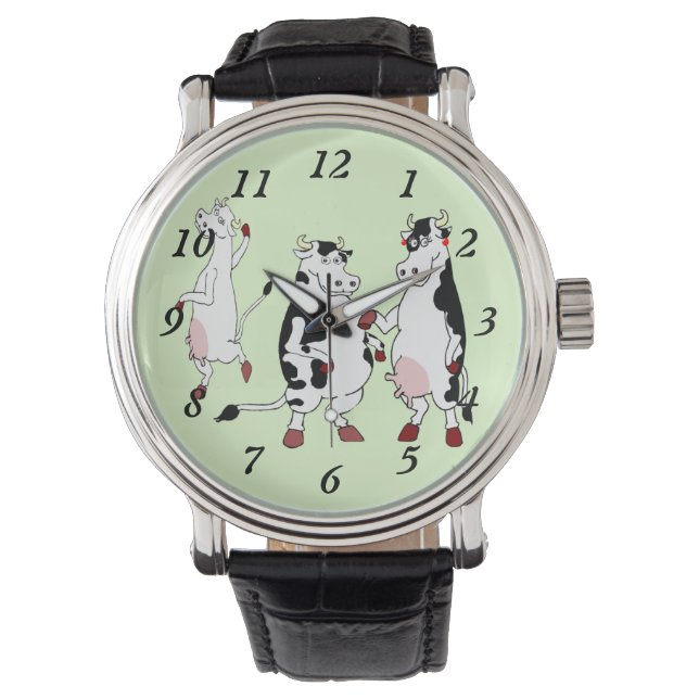 Funny Cows Original art Watch (Front)